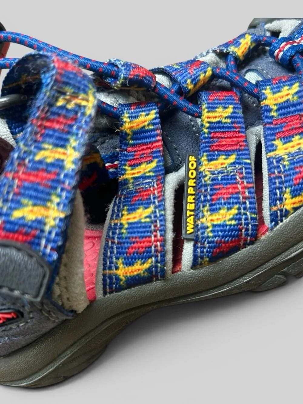 Keen Newport H2 Toddler Sandals Multicolor Blue/Red Size 9 | Waterproof Outdoor
